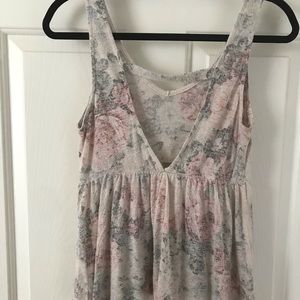Floral tank top